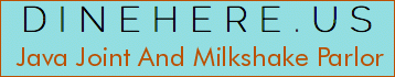 Java Joint And Milkshake Parlor