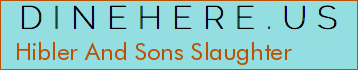 Hibler And Sons Slaughter