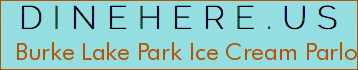 Burke Lake Park Ice Cream Parlor