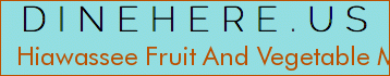 Hiawassee Fruit And Vegetable Market