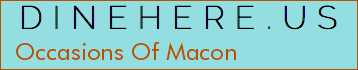 Occasions Of Macon