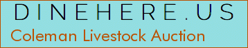 Coleman Livestock Auction