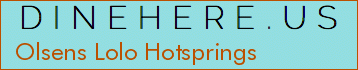 Olsens Lolo Hotsprings