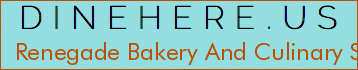 Renegade Bakery And Culinary Studio
