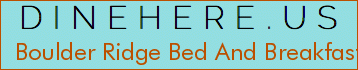 Boulder Ridge Bed And Breakfast