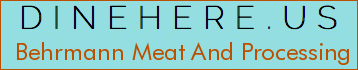 Behrmann Meat And Processing