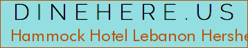 Hammock Hotel Lebanon Hershey