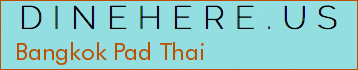 Bangkok Pad Thai
