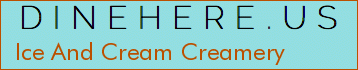 Ice And Cream Creamery