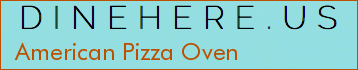 American Pizza Oven