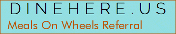 Meals On Wheels Referral