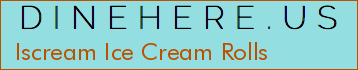 Iscream Ice Cream Rolls