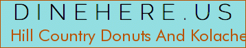 Hill Country Donuts And Kolaches