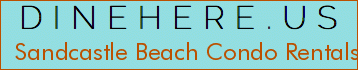 Sandcastle Beach Condo Rentals