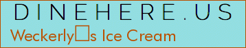 Weckerlys Ice Cream