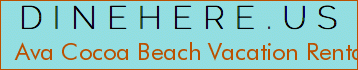 Ava Cocoa Beach Vacation Rentals