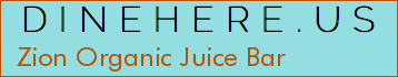 Zion Organic Juice Bar