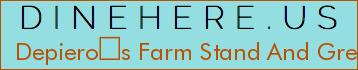 Depieros Farm Stand And Greenhouses