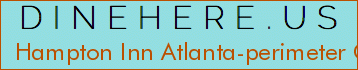 Hampton Inn Atlanta-perimeter Center