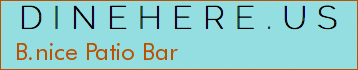 B.nice Patio Bar