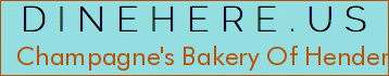 Champagne's Bakery Of Henderson