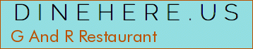 G And R Restaurant