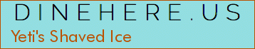 Yeti's Shaved Ice
