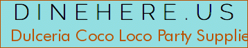 Dulceria Coco Loco Party Supplies