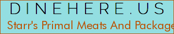 Starr's Primal Meats And Package Liquor