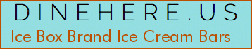 Ice Box Brand Ice Cream Bars