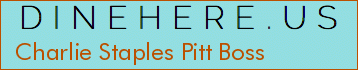 Charlie Staples Pitt Boss