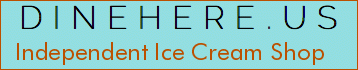 Independent Ice Cream Shop