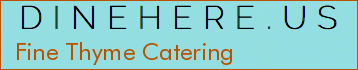 Fine Thyme Catering