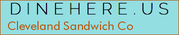 Cleveland Sandwich Co