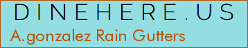 A.gonzalez Rain Gutters
