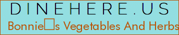 Bonnies Vegetables And Herbs