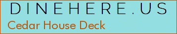 Cedar House Deck