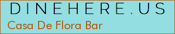 Casa De Flora Bar