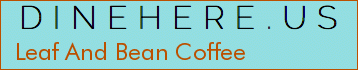 Leaf And Bean Coffee