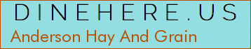 Anderson Hay And Grain