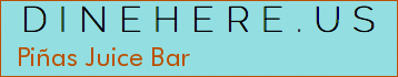 Piñas Juice Bar