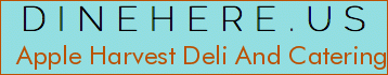 Apple Harvest Deli And Catering