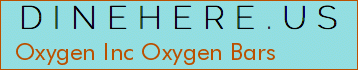Oxygen Inc Oxygen Bars