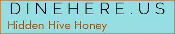Hidden Hive Honey