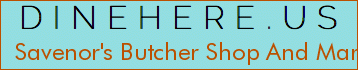 Savenor's Butcher Shop And Market