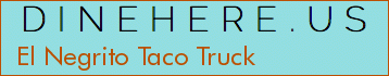 El Negrito Taco Truck