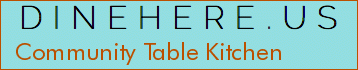 Community Table Kitchen