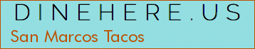 San Marcos Tacos