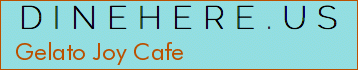 Gelato Joy Cafe