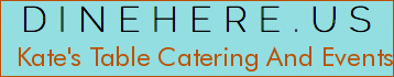 Kate's Table Catering And Events